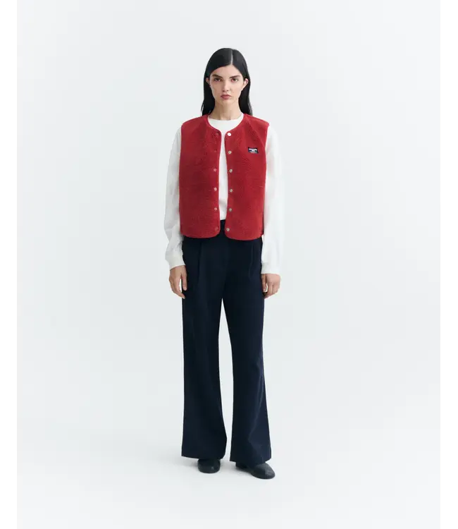THINKING MU •• Jay Vest | Pale Red