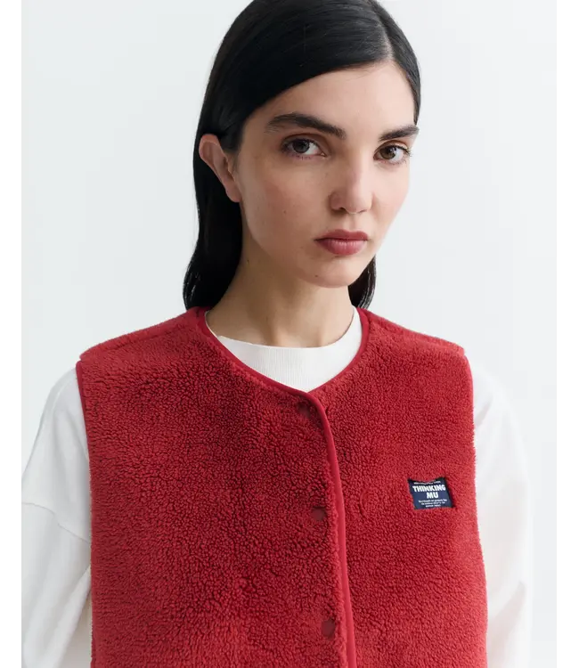 THINKING MU •• Jay Vest | Pale Red