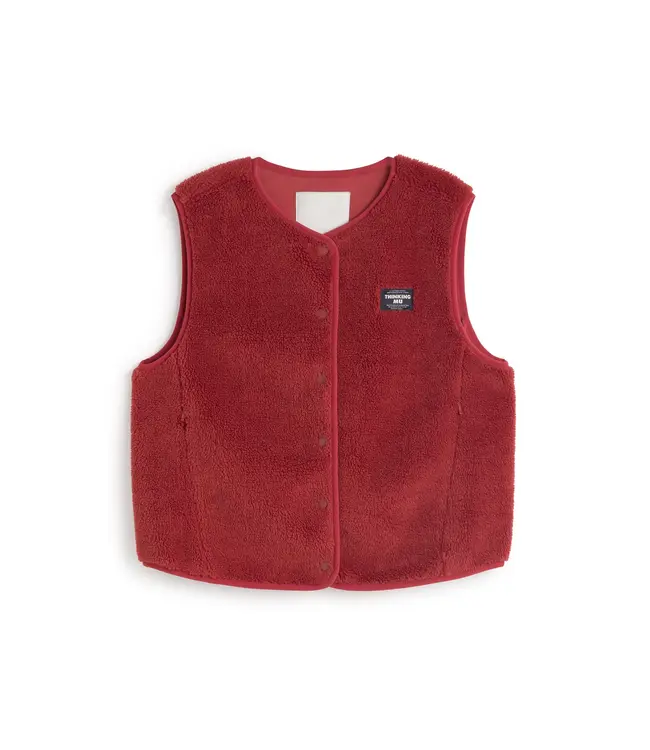 THINKING MU •• Jay Vest | Pale Red