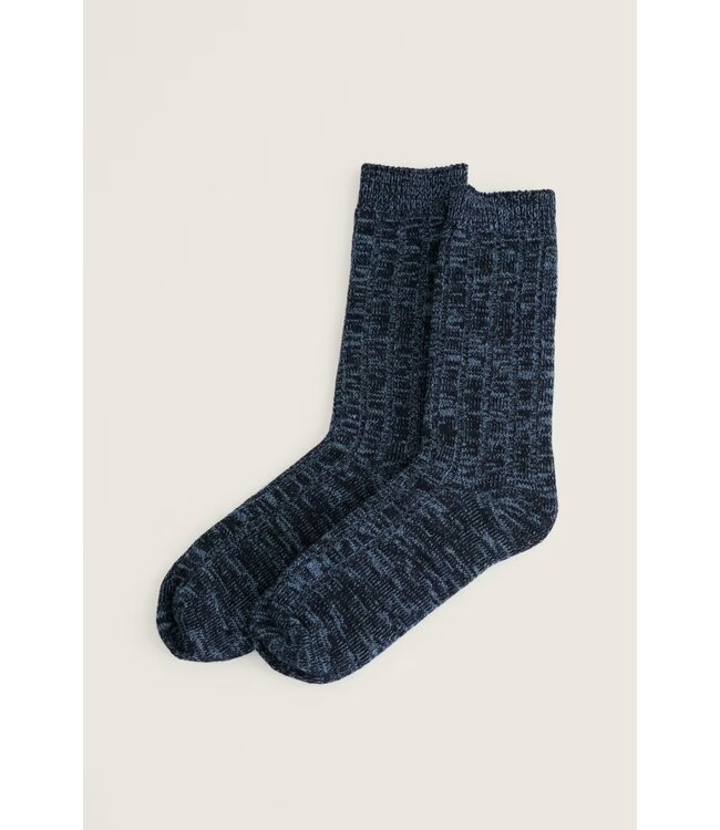 SEASALT CORNWALL •• Men's Bloomin Good Socks Plain | Maritime Twist