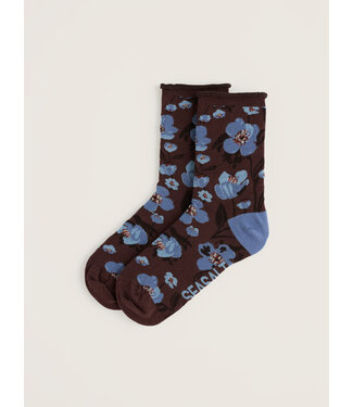 SEASALT CORNWALL •• Womens bamboo Arty Socks | Hellebores Toffee