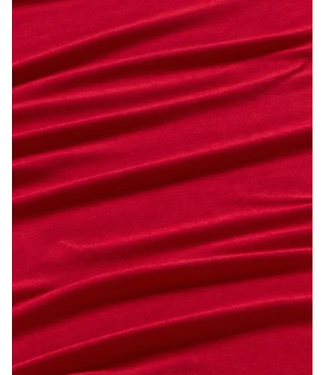 THINKING MU •• Noe Cashemire Top | Red of Ivory
