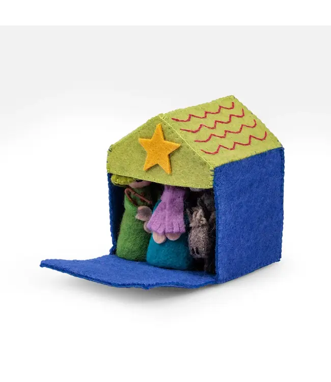 SJAAL MET VERHAAL  •• Kerststal Multicolor