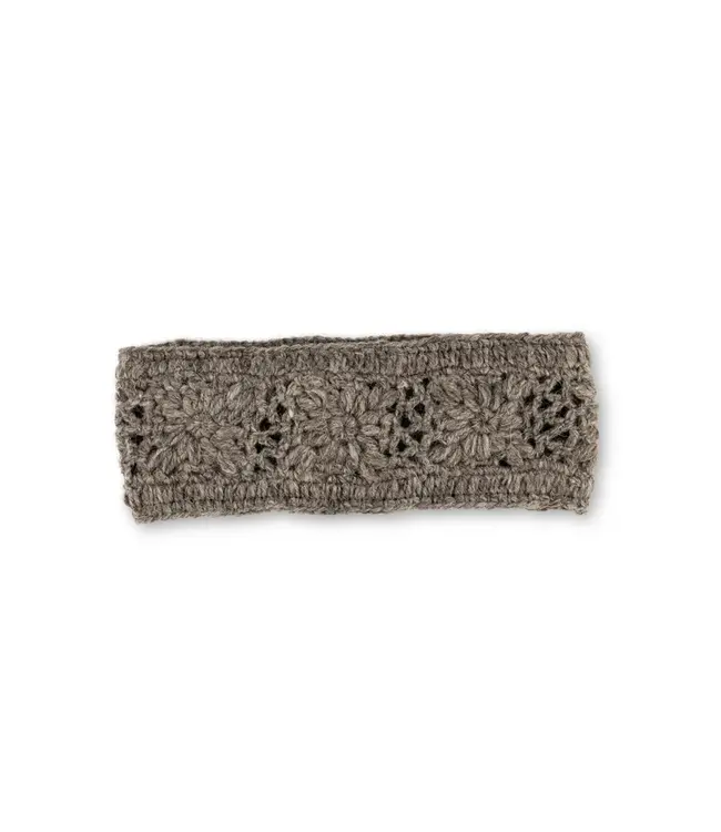 SJAAL MET VERHAAL  •• Haarband Granny Square Taupe