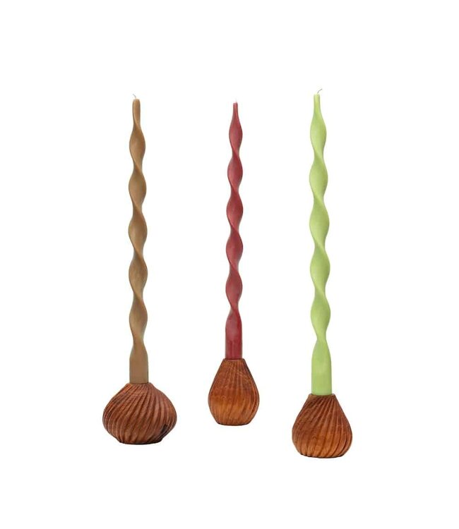 Original Home •• Dinner Candle Holder Swirl | M