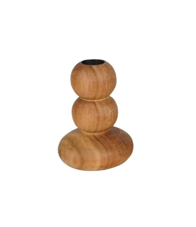 Original Home •• Stacked Pebbles Candle Holder | L