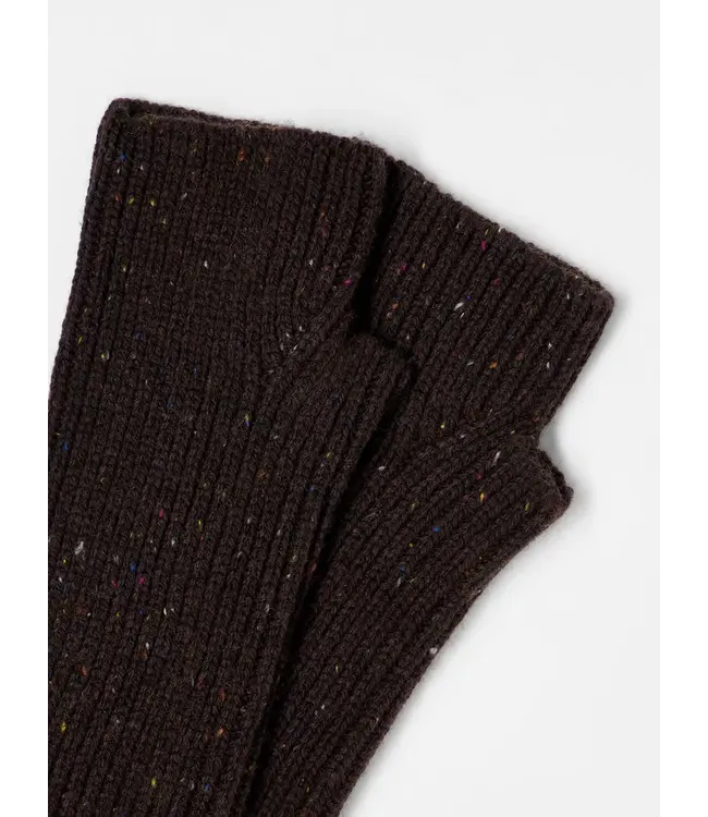 LANIUS •• Handwarmers | Bitter Chocolate Tweed