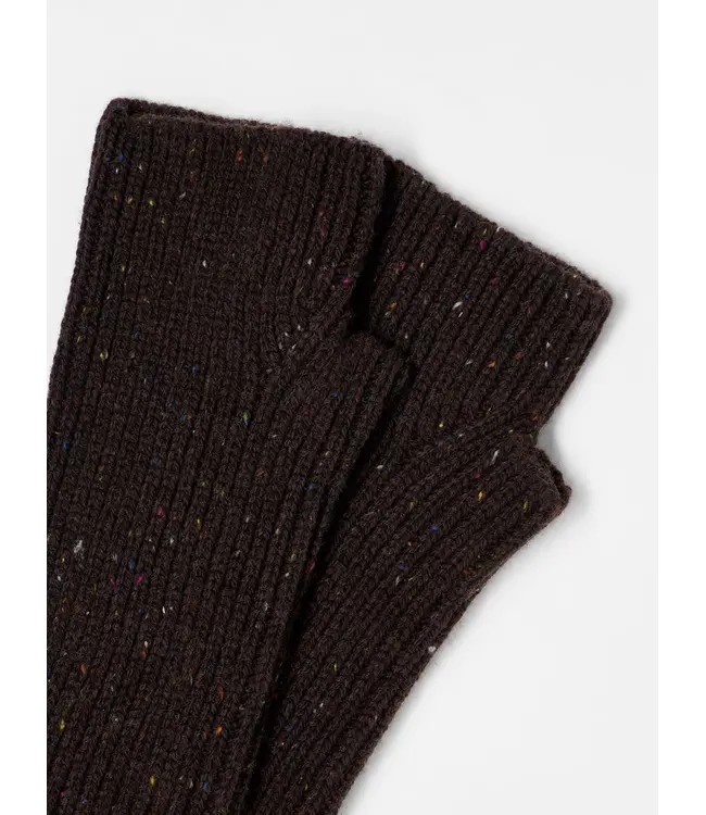 LANIUS •• Handwarmers | Bitter Chocolate Tweed