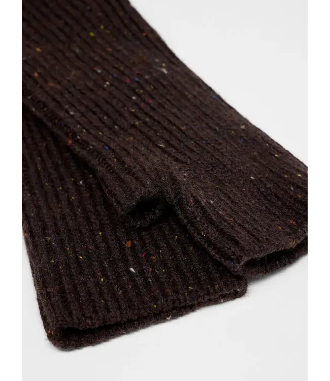 LANIUS •• Handwarmers | Bitter Chocolate Tweed