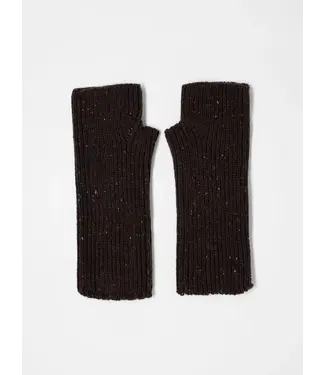 LANIUS •• Handwarmers | Bitter Chocolate Tweed
