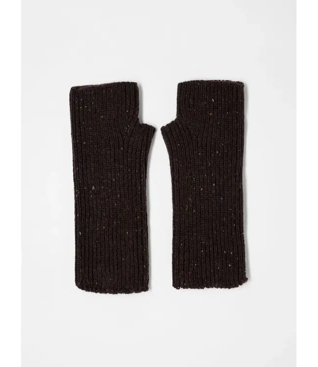 LANIUS •• Handwarmers | Bitter Chocolate Tweed