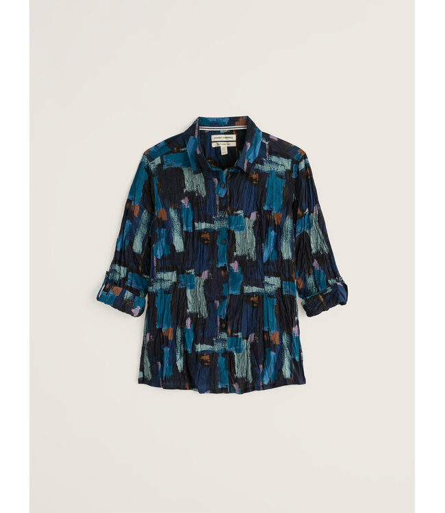 SEASALT CORNWALL •• Blouse Larissa | Paint Texture Maritime