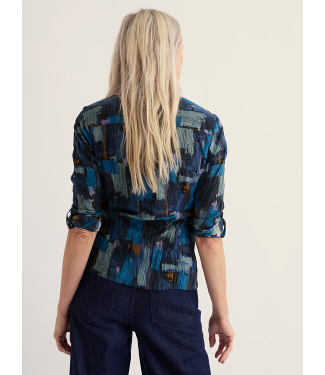 SEASALT CORNWALL •• Blouse Larissa | Paint Texture Maritime