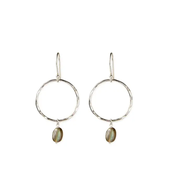 A BEAUTIFUL STORY •• Pleasing Labradorite Earrings