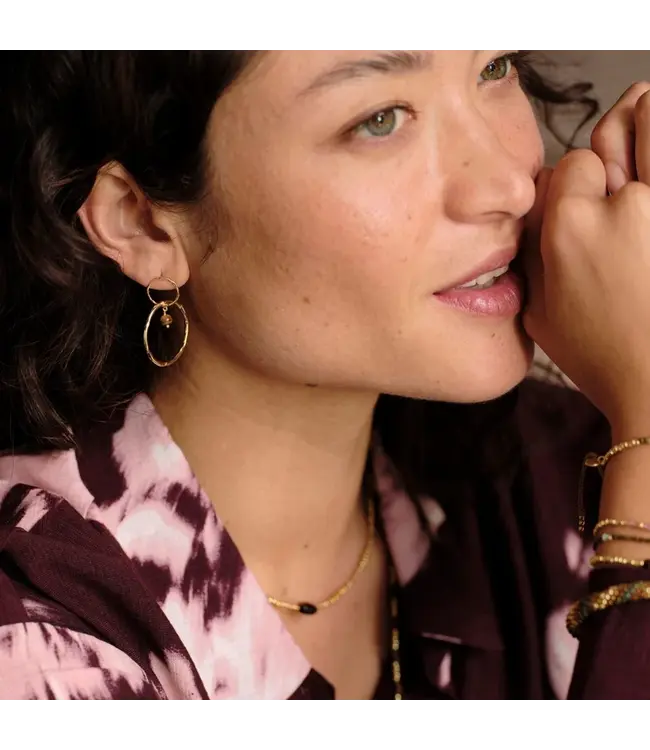 A BEAUTIFUL STORY •• Devine Tiger Eye Earrings