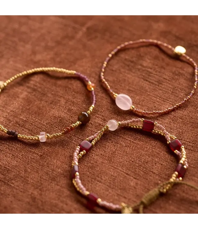 A BEAUTIFUL STORY •• Amuse Tiger Eye Bracelet | Gemstone mix