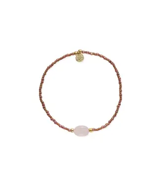 A BEAUTIFUL STORY •• Unwritten Rose Quartz Bracelet