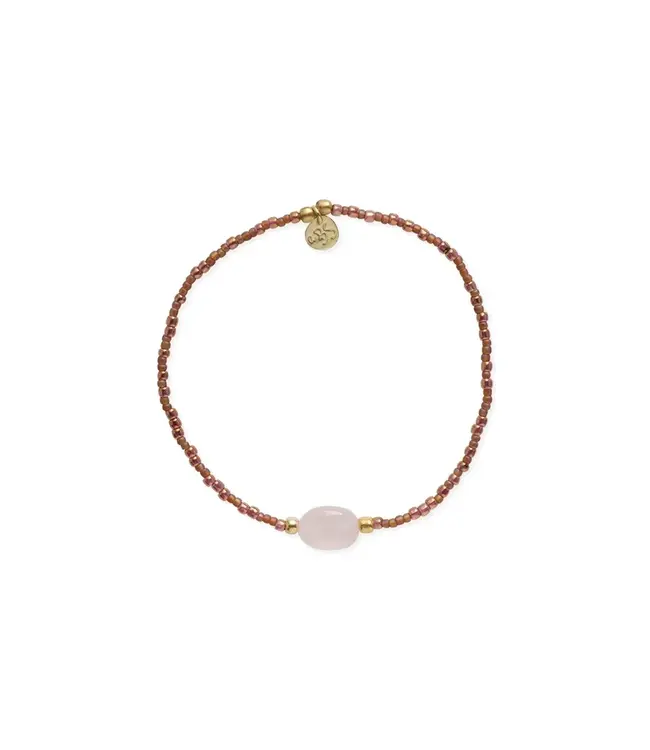 A BEAUTIFUL STORY •• Unwritten Rose Quartz Bracelet