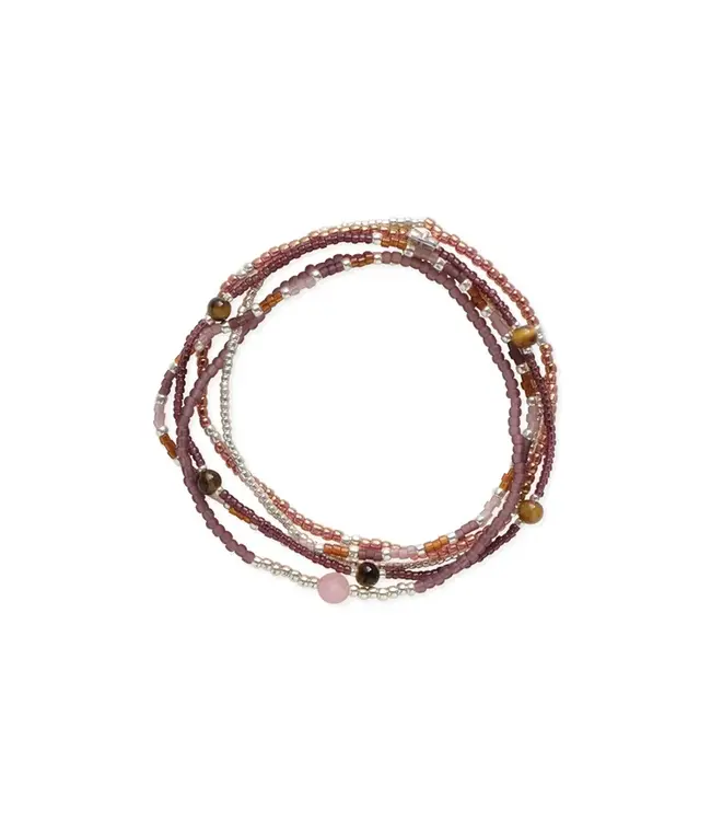 A BEAUTIFUL STORY •• Experience Rose Quartz Bracelet