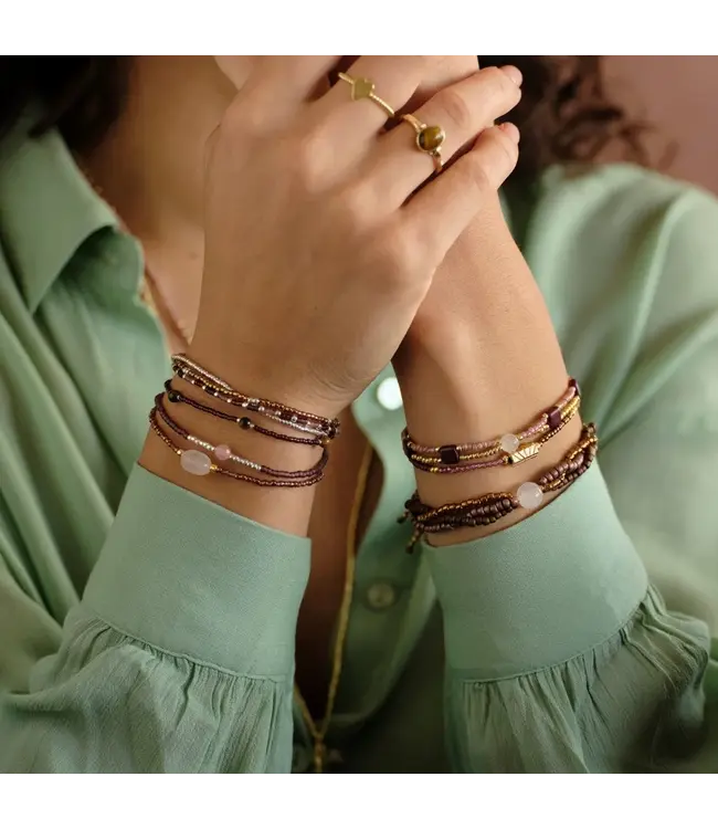 A BEAUTIFUL STORY •• Experience Rose Quartz Bracelet