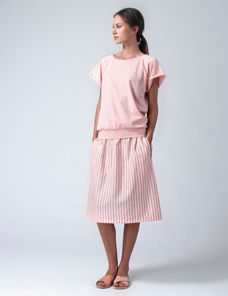 Dutchess Sailor top - pink