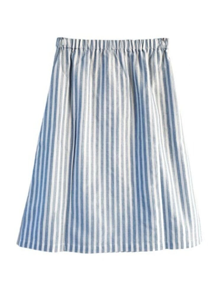 Dutchess Lucky skirt - lightblue stripe
