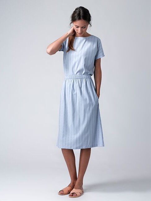 Dutchess Lucky skirt - pyama stripe