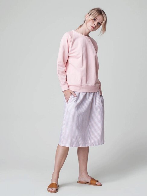 Dutchess Lucky skirt - red/white/blue stripe