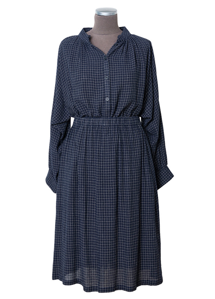 Dutchess Staple shirt navy/white check