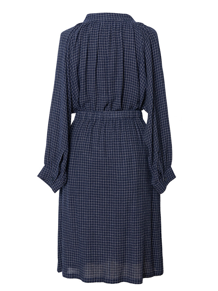 Dutchess Staple shirt navy/white check