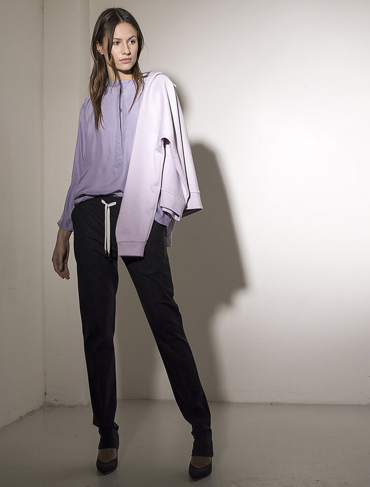 Dutchess Twist pants - black melange