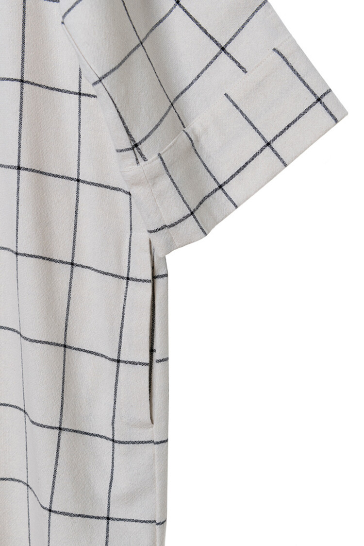 Dutchess Georgie dress - white check