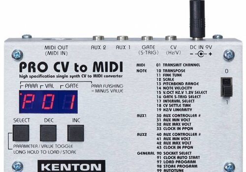 Kenton Pro CV to MIDI 