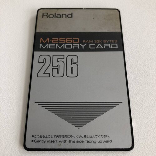 Roland M-256D Memory Card 