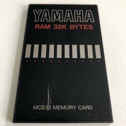 Yamaha MCD32 Memory Card 