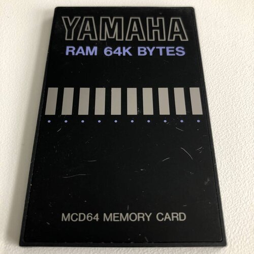 Yamaha MCD64 Memory Card 