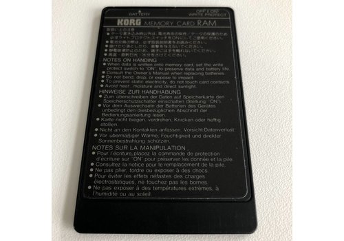 Korg MCR-03 Memory Card 