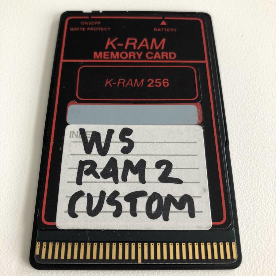 Korg K-RAM 256 Memory Card