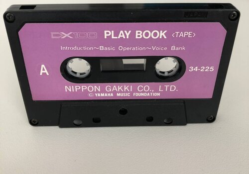 Yamaha DX100 Play Book Cassette Tape 