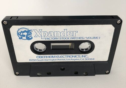 Oberheim Xpander Factory Stock Patches Cassette Tape 