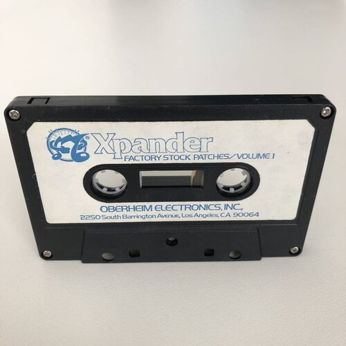 Oberheim Xpander Factory Stock Patches Cassette Tape 