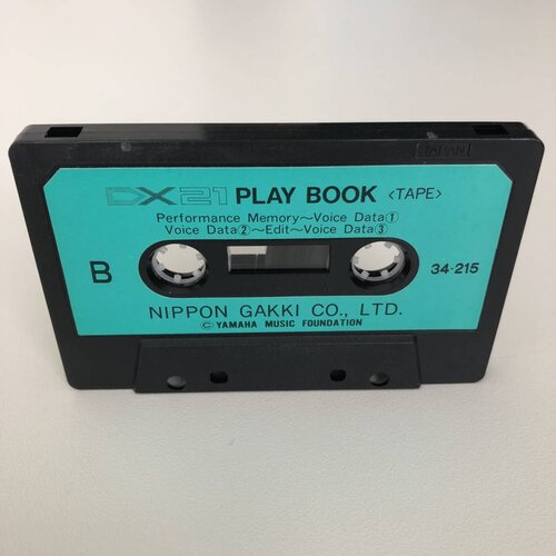 Yamaha DX21 Play Book Cassette Tape 