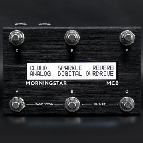 Morningstar Engineering - MC6 Midi Controller MKII  Morningstar Engineering - MC6 Midi Controller MKII