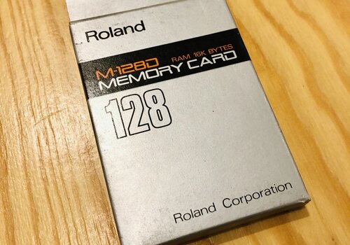 Roland Memory Card RAM 16k Bytes (NEW OLD STOCK) 