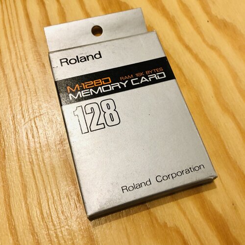 Roland Memory Card RAM 16k Bytes (NEW OLD STOCK) 