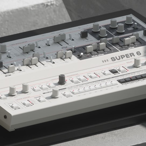 UDO Audio Super 6 Desktop Synth - White 