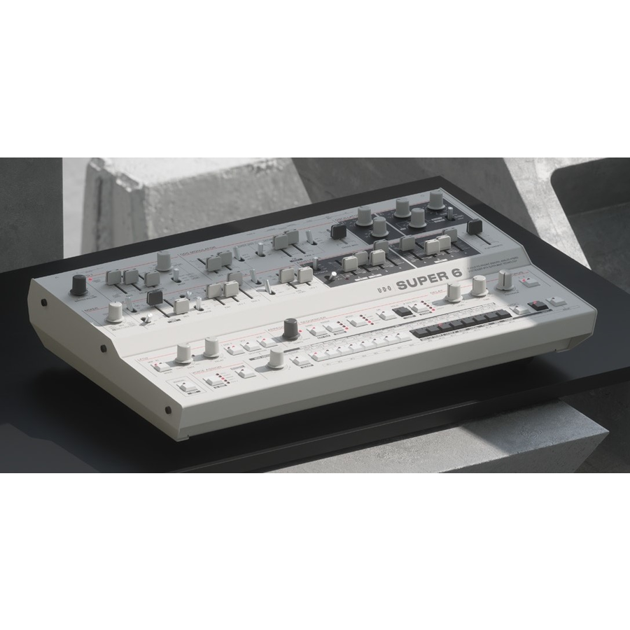 UDO Super 6 Desktop Synth - White