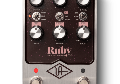 Universal Audio UAFX Ruby '63 Top Boost Amplifier 