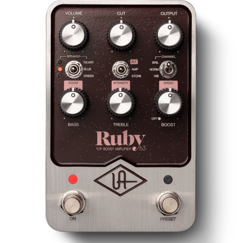 Universal Audio UAFX Ruby '63 Top Boost Amplifier 