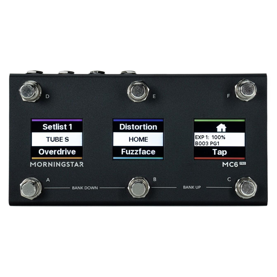 Morningstar MC6 Pro MIDI Controller Turnlab